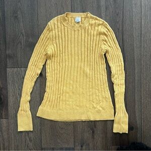 A NEW DAY Yellow Sweater Size Small